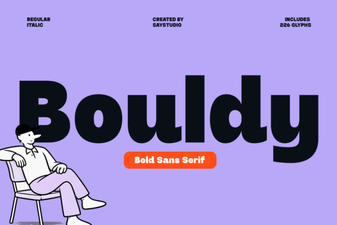 Bouldy Font: Creative Design and Project Ideas