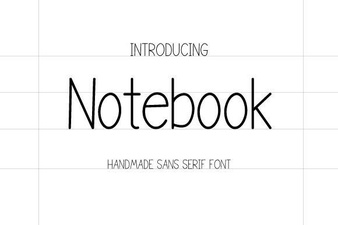 Typography for Handwritten Notebook Styles