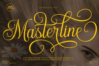 Masterline Font: Elegant Design for Creative Calligraphy