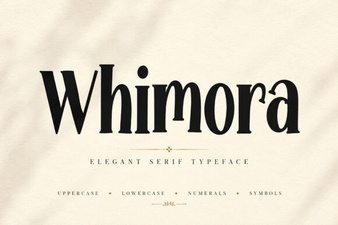 Whimora Font: Creative Styles for Digital Projects